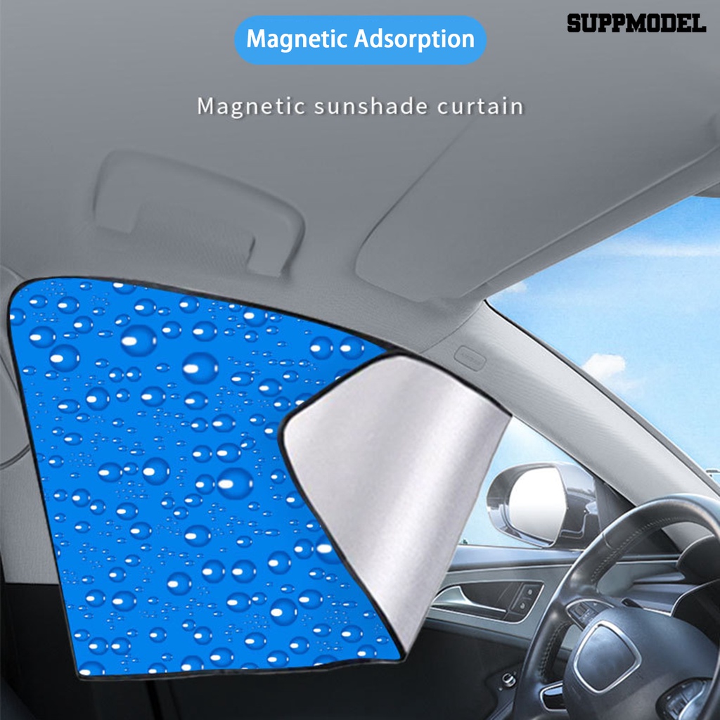 [SM Otomatis] Kerai Mobil Tahan Aus ic Adsorpsi Anti-ultraviolet Penyimpanan Nyaman Ditarik Perlindungan Matahari Dapat Digunakan Kembali Peneduh Matahari Mobil Tirai Jendela Samping Aksesori Mobil