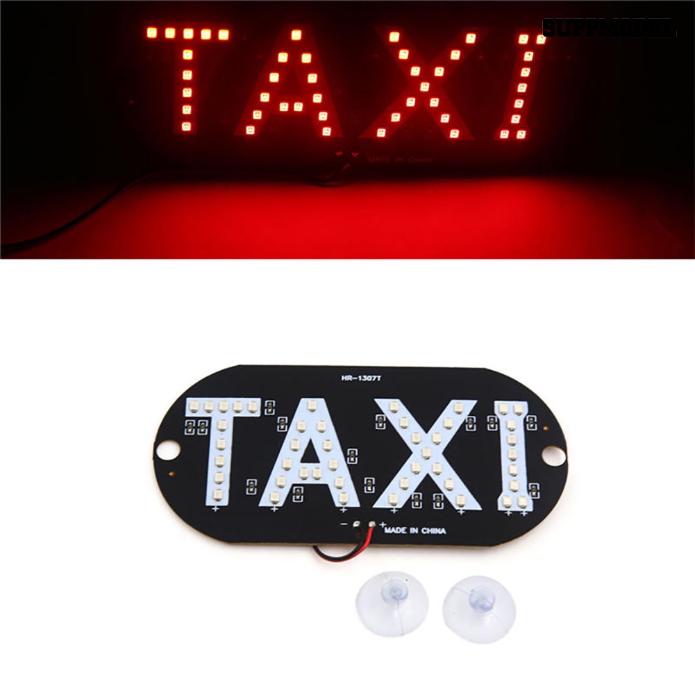 [SM Otomatis] Taksi Cab Kaca Depan Windshield Sign Lampu LED Mobil Kecerahan Tinggi Lampu Bohlam