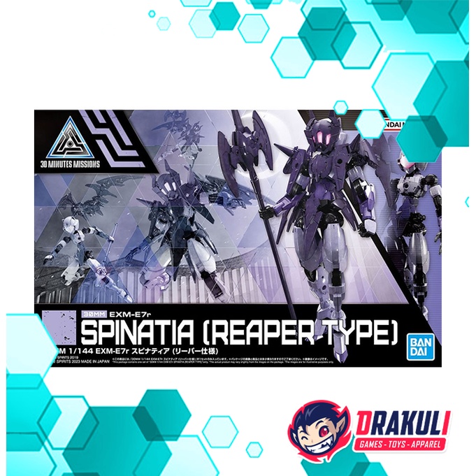 BANDAI Plamo 30MM 1/144 EXM-E7R Spinatia (Reaper Type)