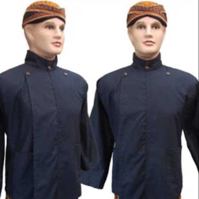 Lurik Surjan Hitam Polos Halus