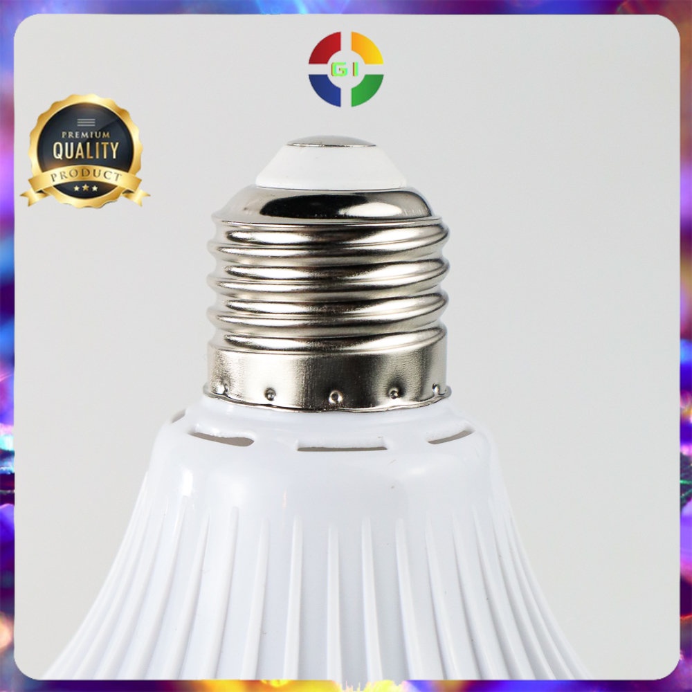 LED RGB E27 12W dengan Bluetooth Speaker White