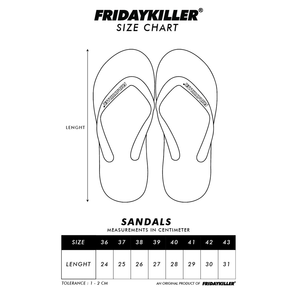 SANDAL FRIDAY KILLER | WLF SANDAL BLACK