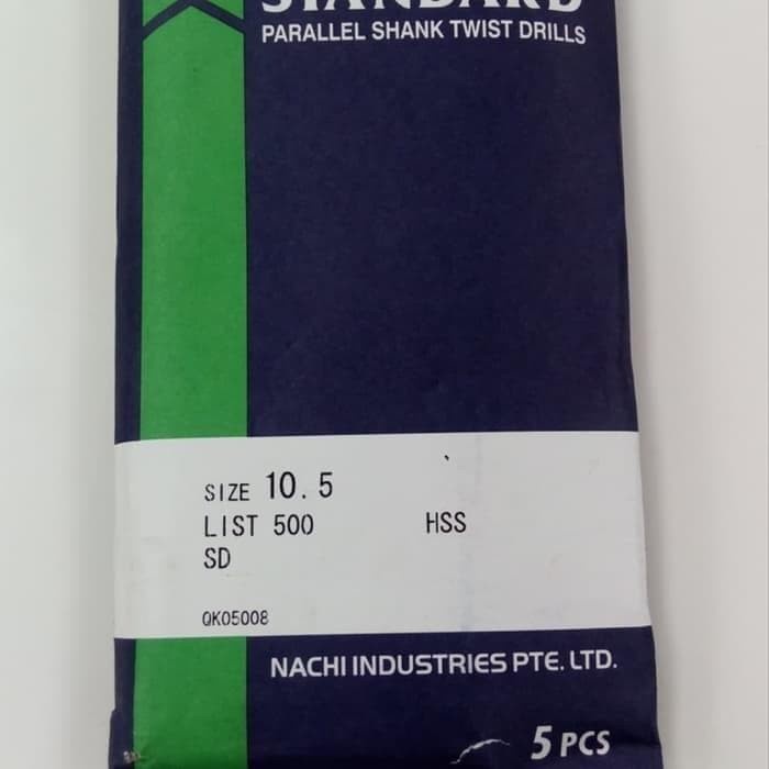 Mata bor nachi 10,5mm/ Mata bor besi/ Mata bor nachi 10,5mm murah