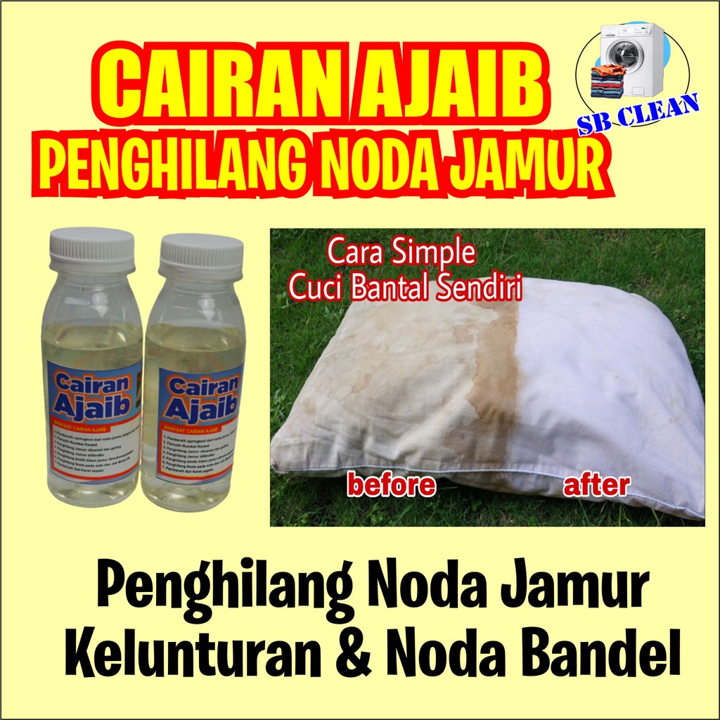 Pembersih Jamur Baju Cairan Ajaib Terlaris / Cairan Ajaib Penghilang Jamur Pakaian Selimut Sepatu Pe
