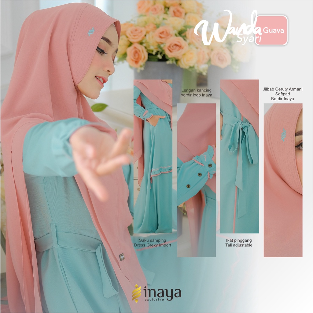 Gamis Dewasa Wanda Mom Dress Only By Inayalessy