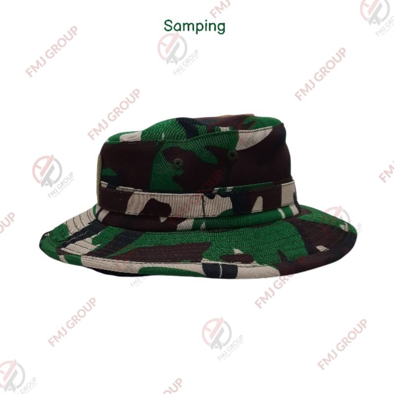 Topi Rimba Loreng Malvinas Velbed Premium Cerah Waterproof