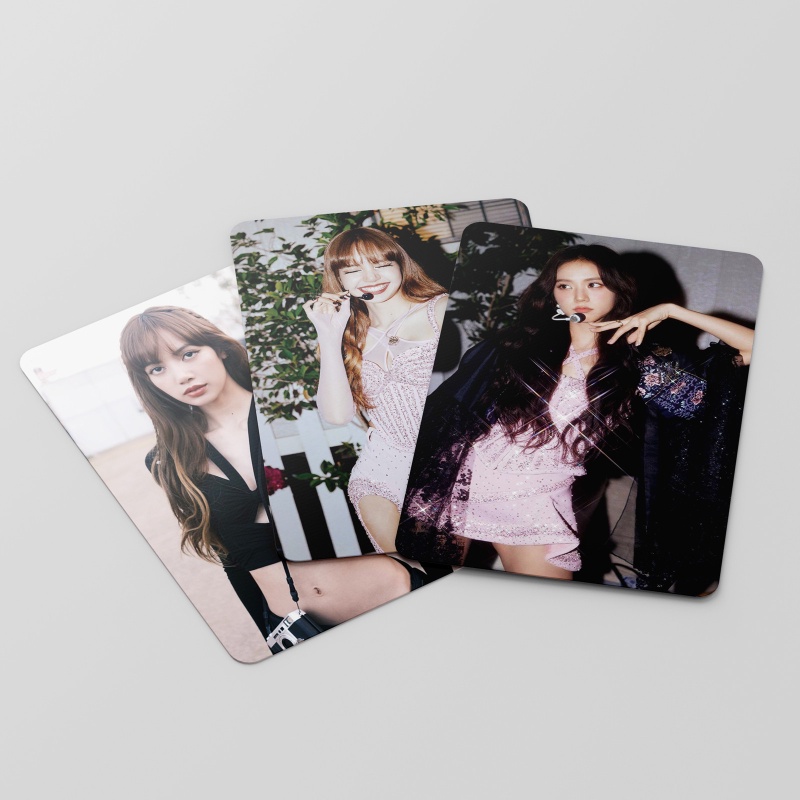 55pcs KPOP Blackpink Coachella Photocards 2023 Poster Album Konser Terbaru BP HD Koleksi Kartu Lomo JENNIE ROSE LISA JISOO Blackpink