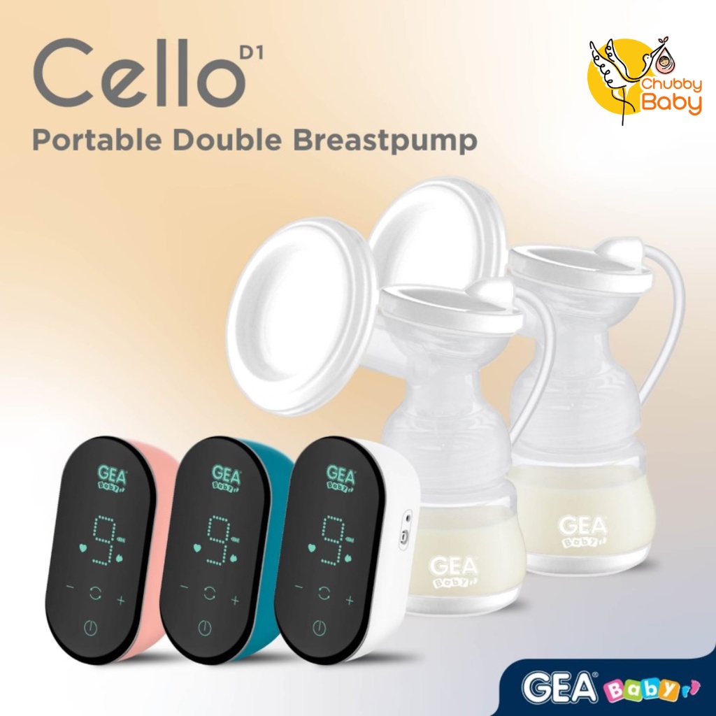 GEA Baby Cello D1 Portable Double Breastpump | Pompa Asi Eletrik