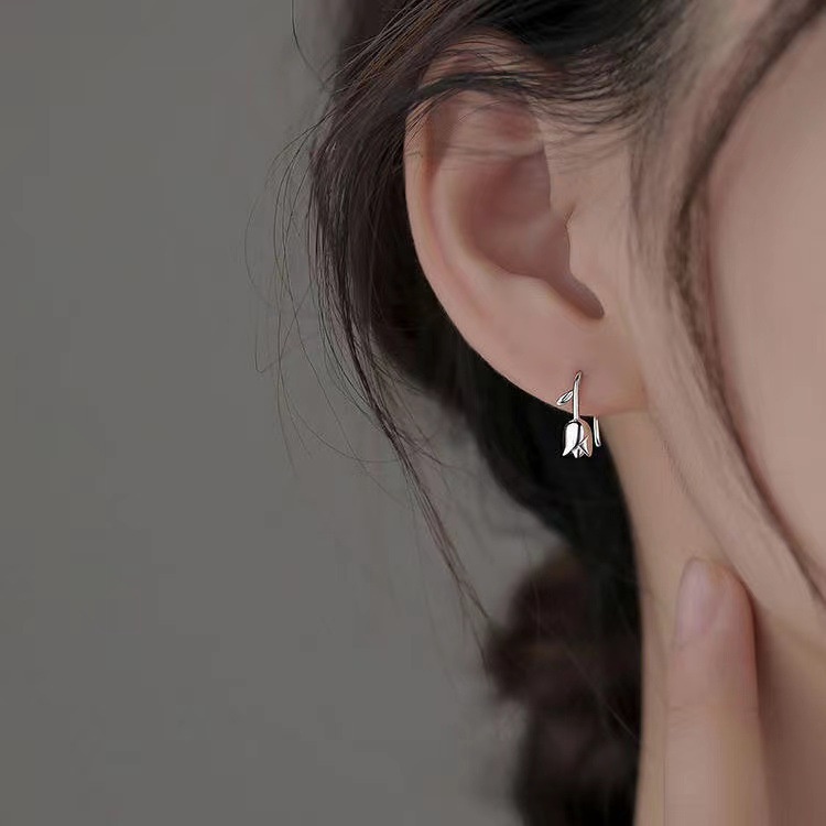 Anting Kait Bunga Tulip Fashion