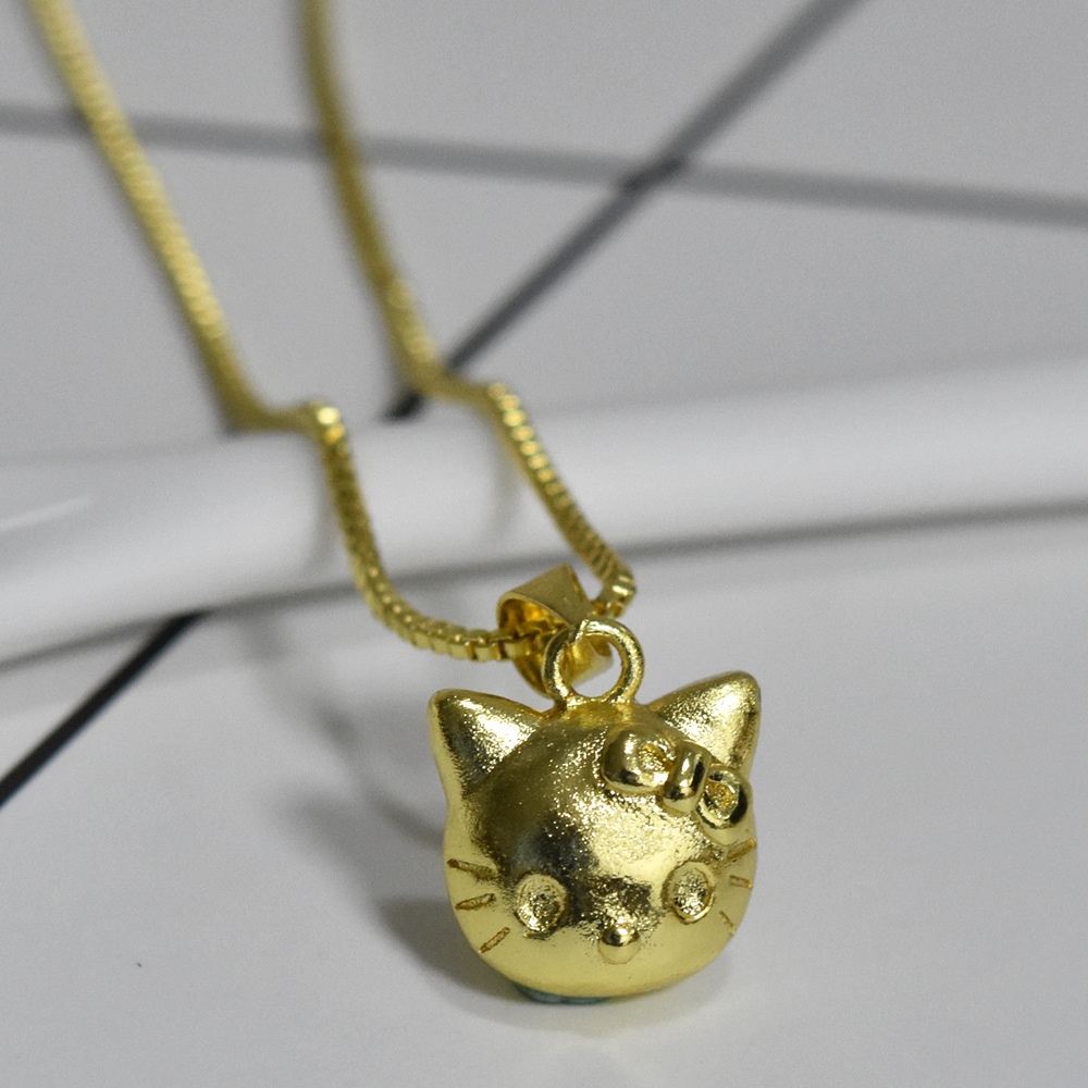 Aksesoris Perhiasan Fashion Goldkingdom Ready Stock Kt Kucing Kalung Cincin Gelang Liontin