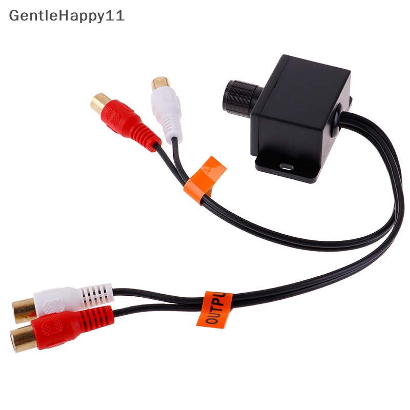 Gentlehappy Car Home Audio Amplifier Bass RCA Gain Level Pengatur Volume Knob id