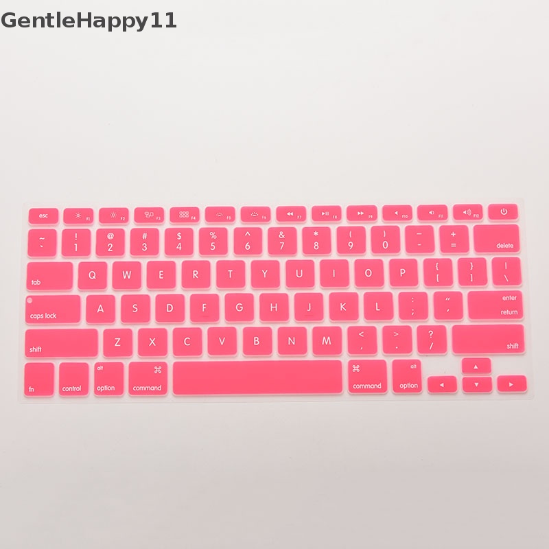 Gentlehappy Case Penutup Kulit Keyboard Bahan Silikon Untuk Macbook Air Pro 13 &quot;15&quot; 17inci id