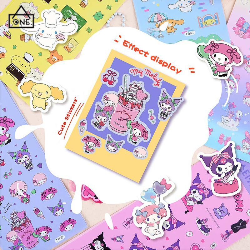 COD❤️Stiker Koromi Waterproof Kartun Sanrio MELODY Untuk Diary Stiker Dekorasi DIY-A.one