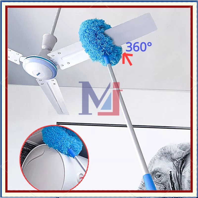 【COD】 Kipas Langit -langit Duster Simpan Kekuatan yang Dapat Disesuaikan Teleskopik Dilepas Dapat Dicuci Super Cilia Superfine Fiber Ceiling Fan Duster Wall Cabinet Bersih