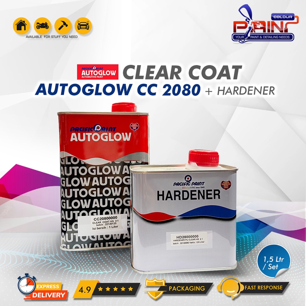 Clear-Pernis Autoglow 2080 Clear Coat HS 2 banding 1