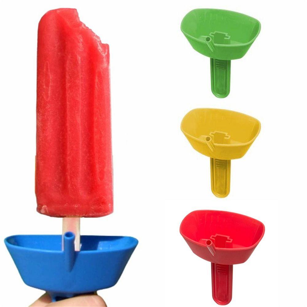 Suyo Drip Proof Popsicle Holder Dirtiness free Pelindung Es Loli Double Ringan Anti Aliran