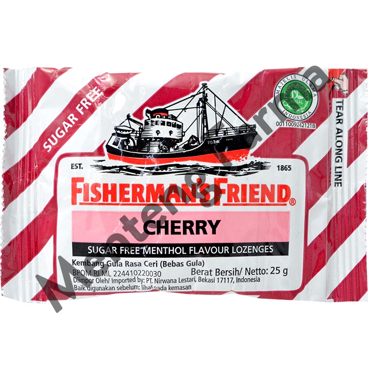 Fisherman's Friend Cherry Sugar Free - Permen Pelega Tenggorokan