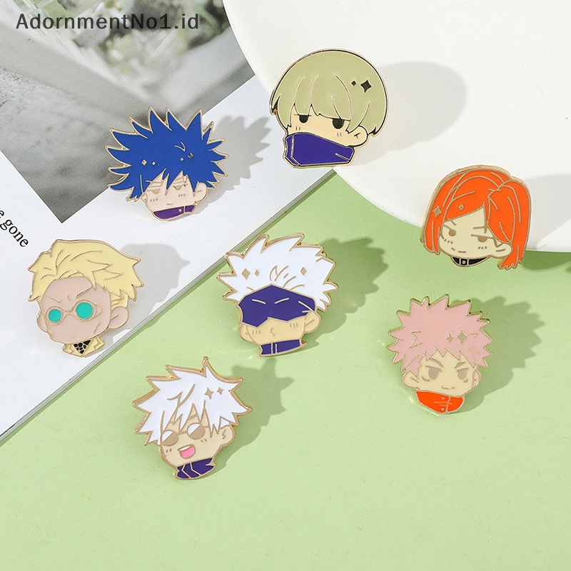 [AdornmentNo1] Pin Enamel Kartun Anime Bros Ransel Baju Lencana Perhiasan Aksesoris Hadiah Untuk Teman [ID]