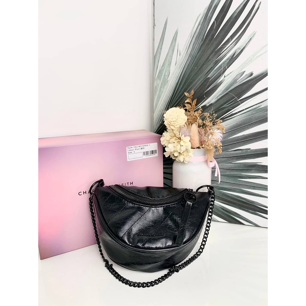 TAS WANITA IMPORT CK969 HALF MOON SHOULDER BAG PREMIUM