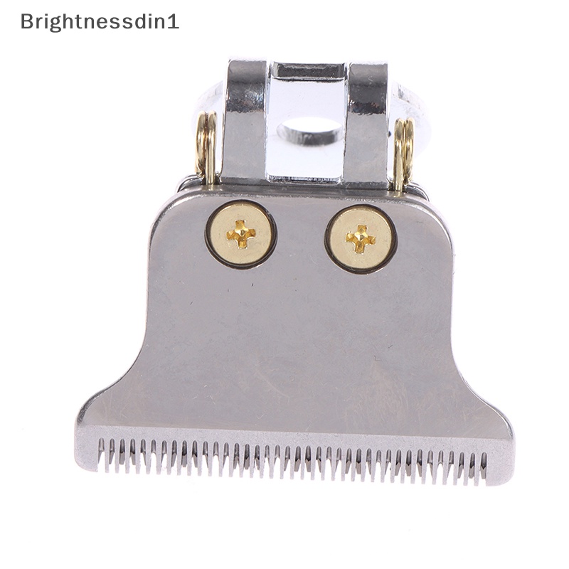 [Brightnessdin1] Pisau Cukur Rambut Bentuk T Dengan Stand T9 Blade Trimmer Pengganti Clipper Head Butik