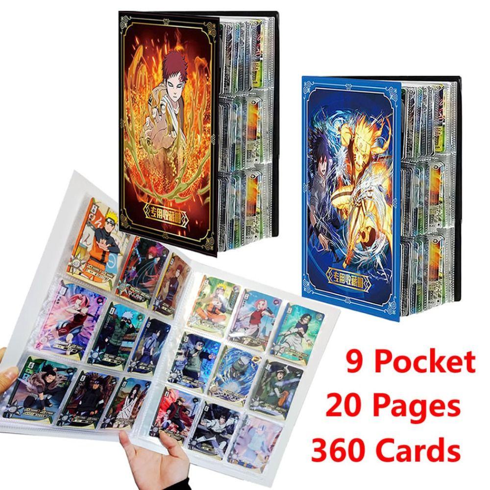 Quinton Naruto Card Collectors Buku Hadiah Ulang Tahun Kartu Game Penyimpanan Foto Card Collectors Game Cards Collection Kartu Game Folder Photocards Collect Game Card Holder