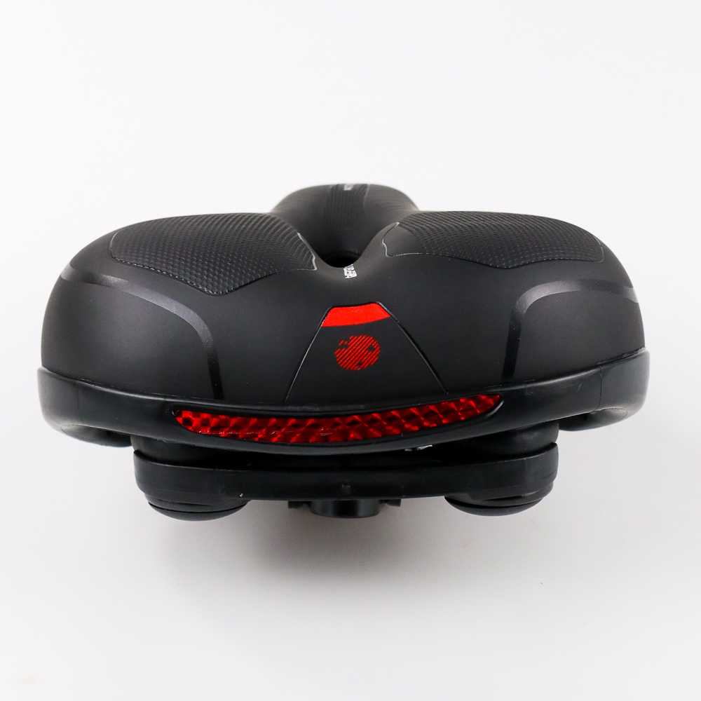 TaffSPORT Sadel Sepeda Bike Saddle Leather Model Absorber Ball - ZF10