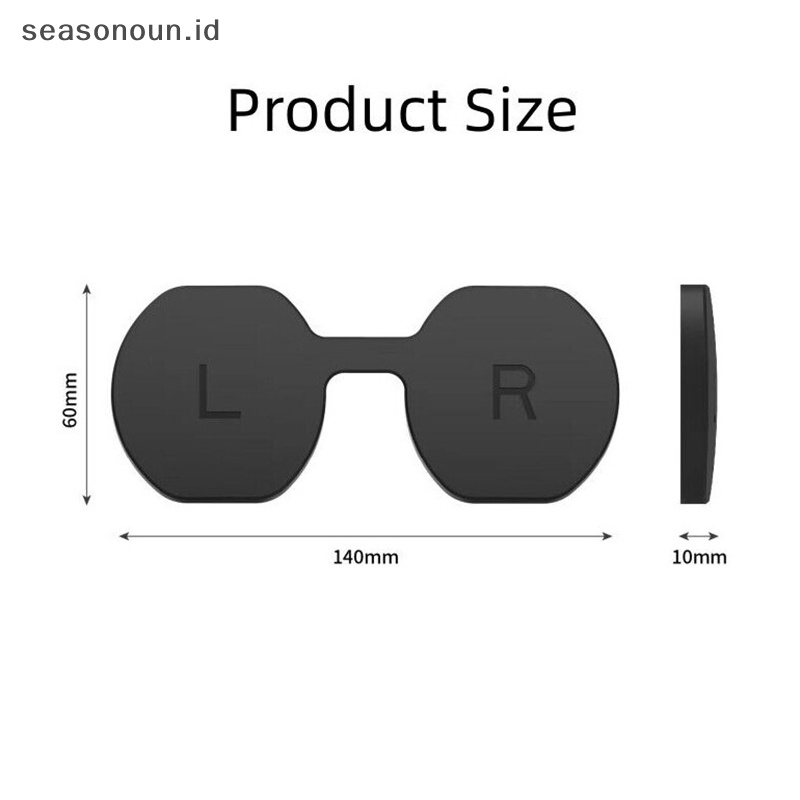 Seasonoun Untuk PSVR2 Kacamata Menebal Silikon Penutup Pelindung fpr PSVR2 Helm Debu Pelindung Karet Case GP-513.