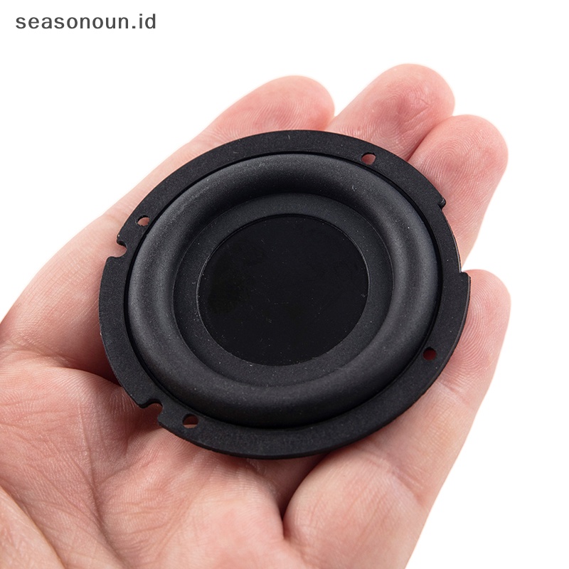 Seasonoun Bass Radiator Speaker Diafragma Speaker Radiator Bass Pasif Diafragma 57mm Bantu Memperkuat Woofer Membran Getaran Diafragma Karet Diafragma Woofer Diy Aksesoris.