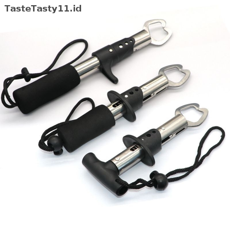 Tastetasty Portable Fishing Gripper Pegangan Bibir Ikan Stainless Steel Menangkap Ikan Gurame.