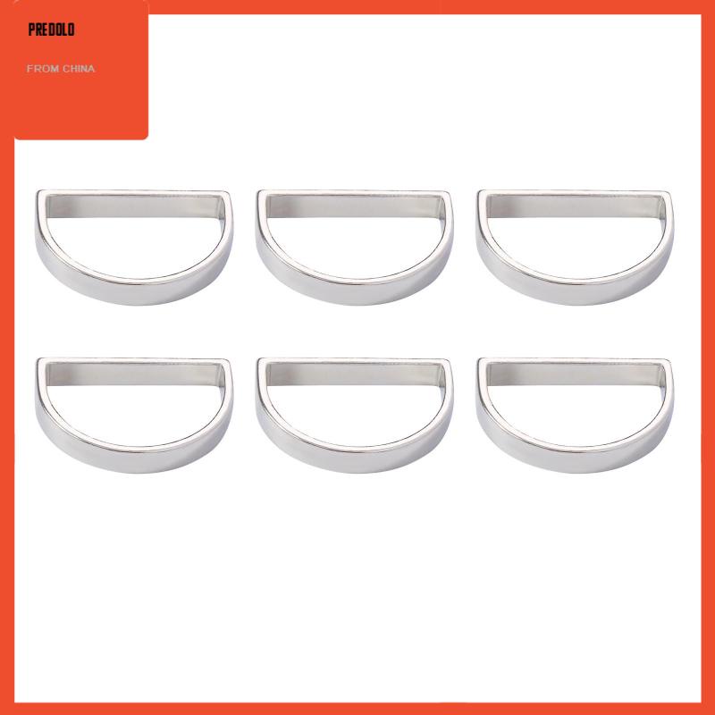 [Predolo] 6pcs Cincin Holder Serbet Hiasan Serviette Buckle Untuk Pesta Pernikahan Meja