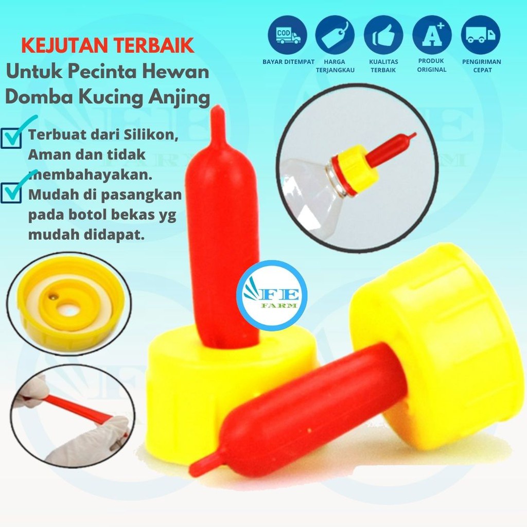 JUAL DOT ANAK KAMBING CEMPE KECIL UNTUK ANAK KAMBING DOMBA MEMBANTU MINUM SUSU