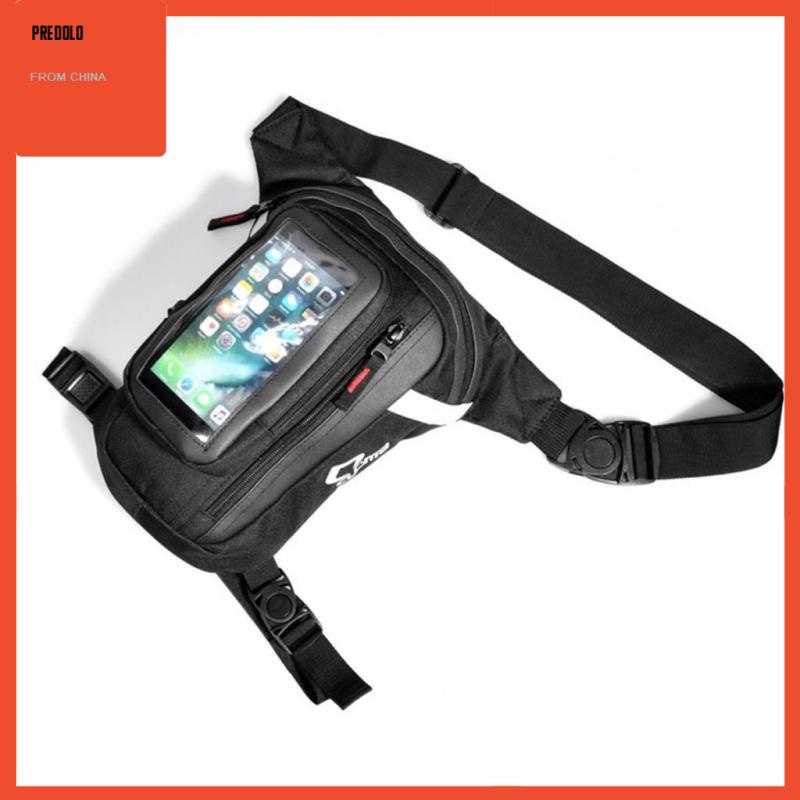 [Predolo] Pria Oxford Motor Riding Bike Fanny Pinggang Touch Screen Phone Bags