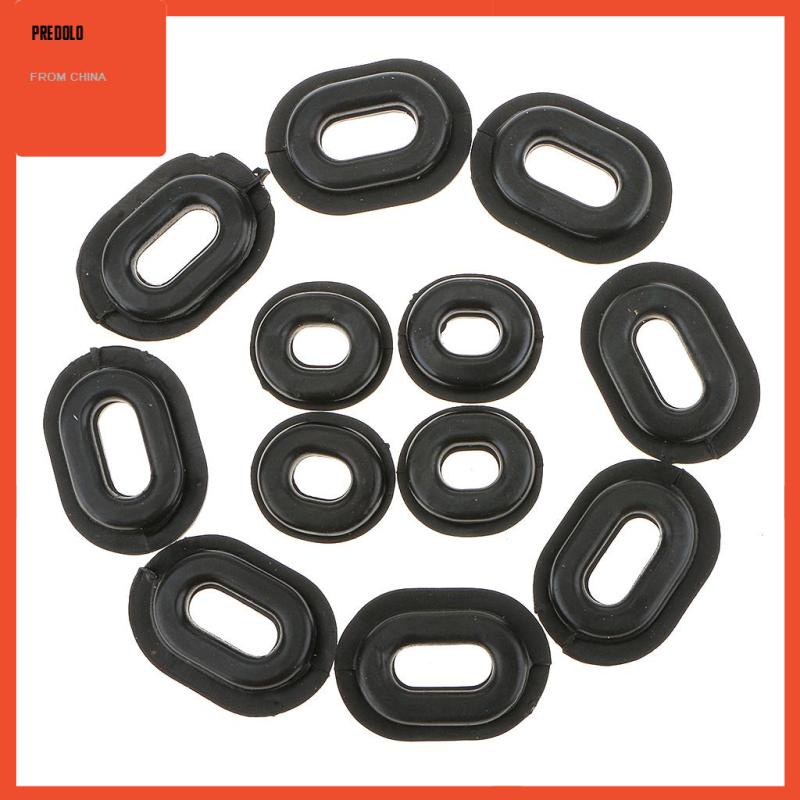 [Predolo] Set 12pcs Grommet Tutup Samping Karet GS125 Untuk Motor Suzuki