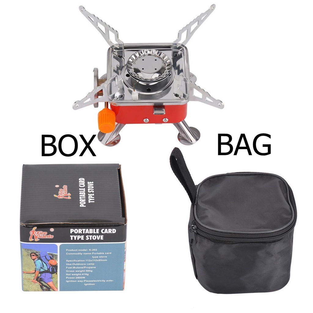 Kompor Camping Gas Kotak Mini Portable Stove Gas Kompor Portable / Kompor Mini Portable / Kompor Camping
