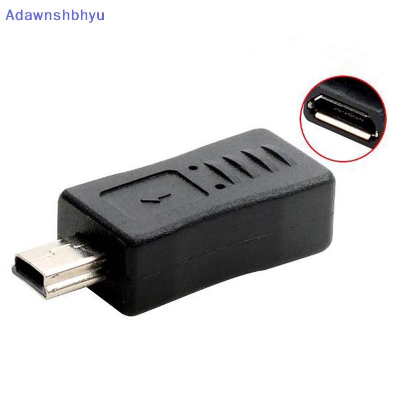 Adhyu Adaptor Charger Converter Adapter Micro USB Female to Mini USB Male ID