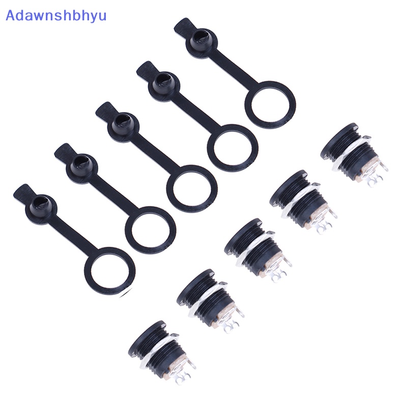Adhyu Waterproof 5.5 x2.1mm/5.5 * 2.5mm DC socket power jack plug female mount Konektor ID
