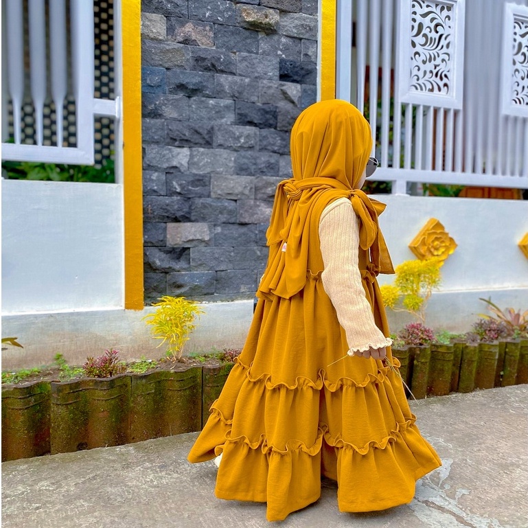 ZASKIYA - Shabina Dress /Overall Dress Anak