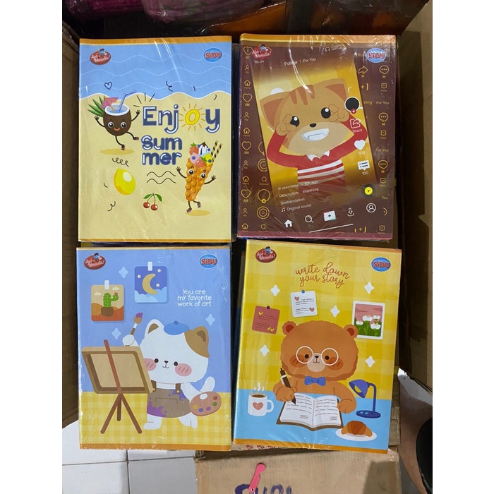 

Buku Tulis Sinar Dunia 38 lembar 1 pak (isi 10 buku) / Sidu 38