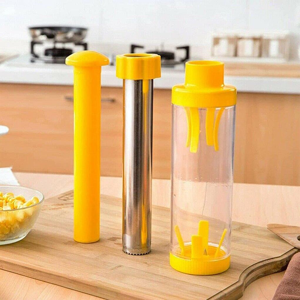 Corn Round Stainless Alat Serut Sayur Corn Kernel Stripper Remover Gadget Dapur Rumah