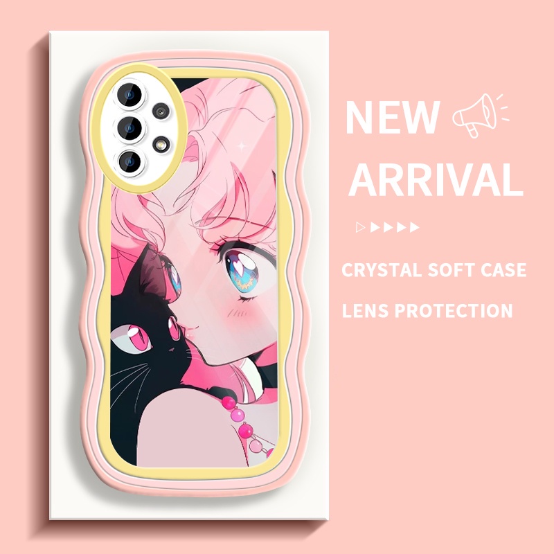 JVIRAG Case Soft Case Untuk For Samsung Galaxy A72 4G 5G A52 4G 5G A52S A53 5G A73 5G Casing Sailor 