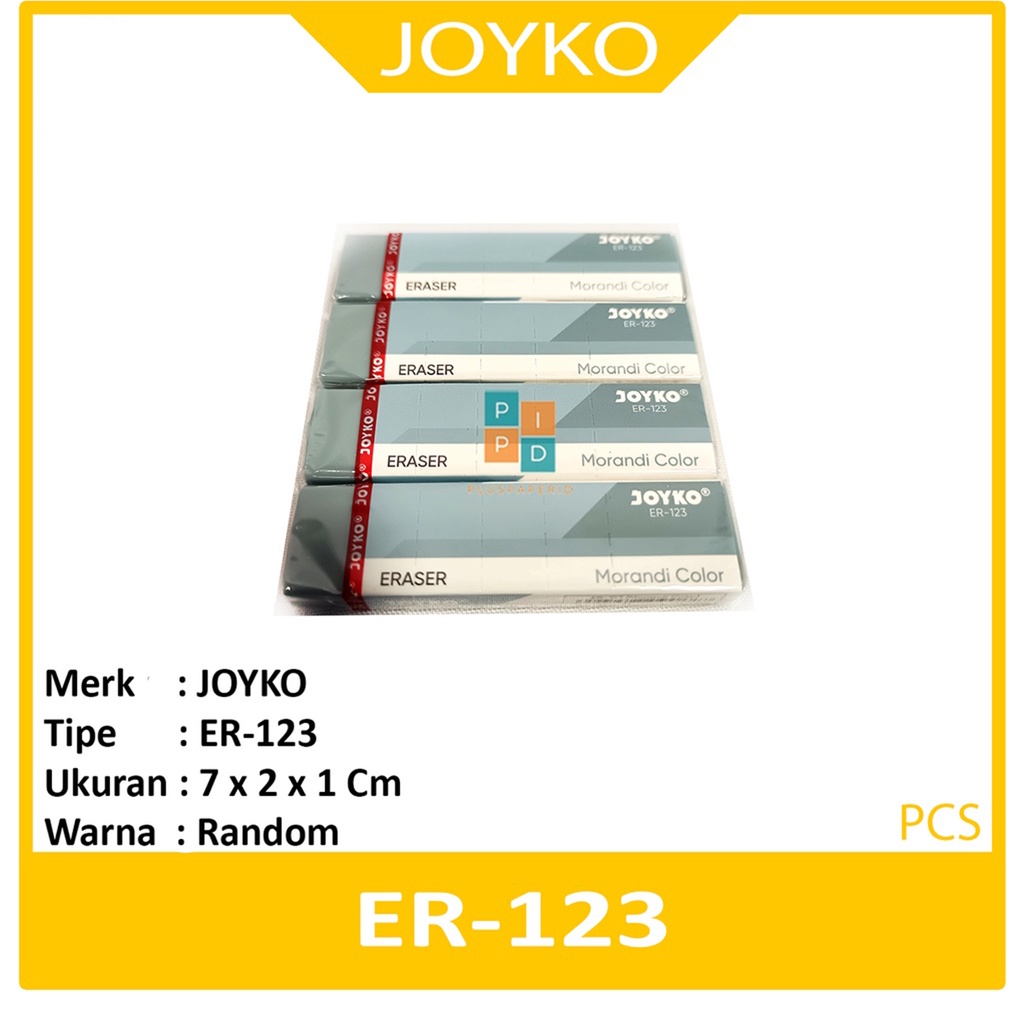 

JOYKO - Penghapusan Panjang ER-123 Berwarna - Pcs