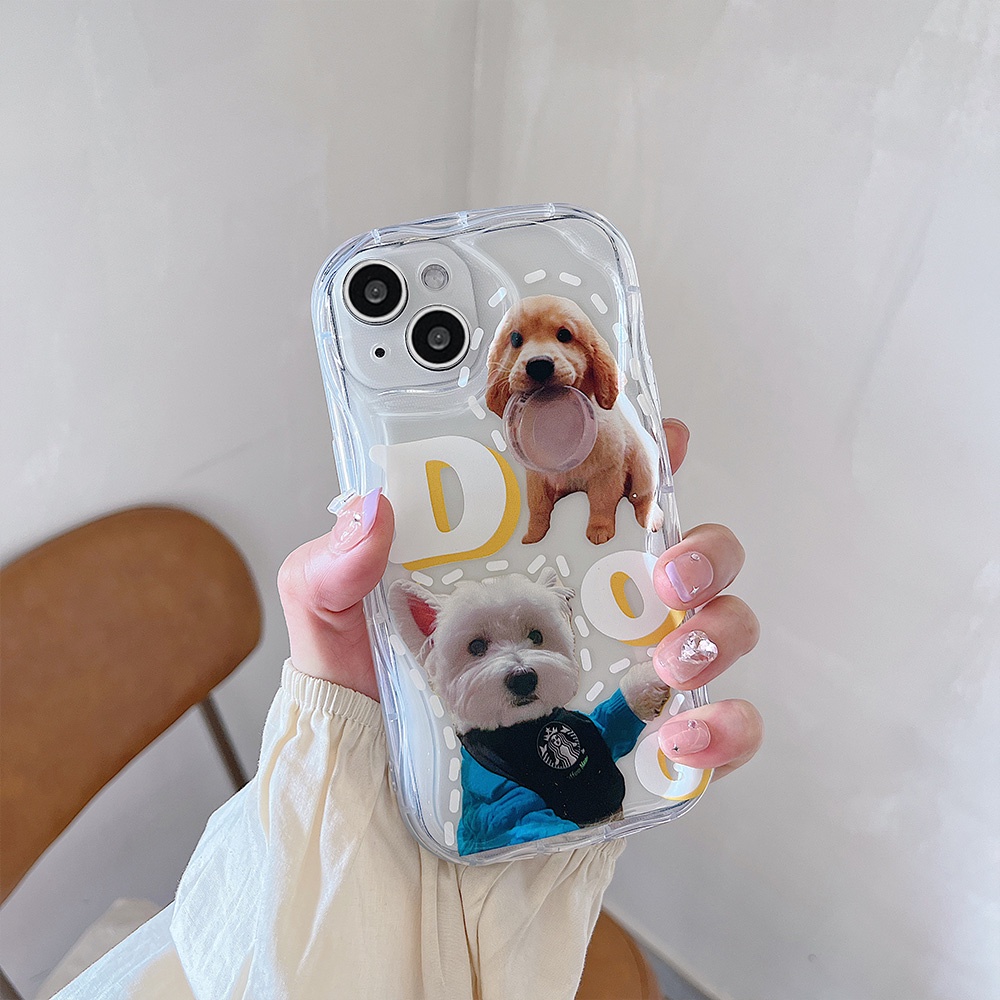 Casing IPhone Kompatibel Untuk Iphone11Kartunan Kucing Anjing Kitty 14 Pro Max13 Pro Max12 IPhone X XS XR 78 Plus Ultra Hybrid Lembut TPU Kembali Sarung Handphone