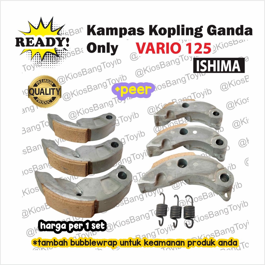 Kampas Kopling Ganda Only Honda VARIO 125 (Ishima)