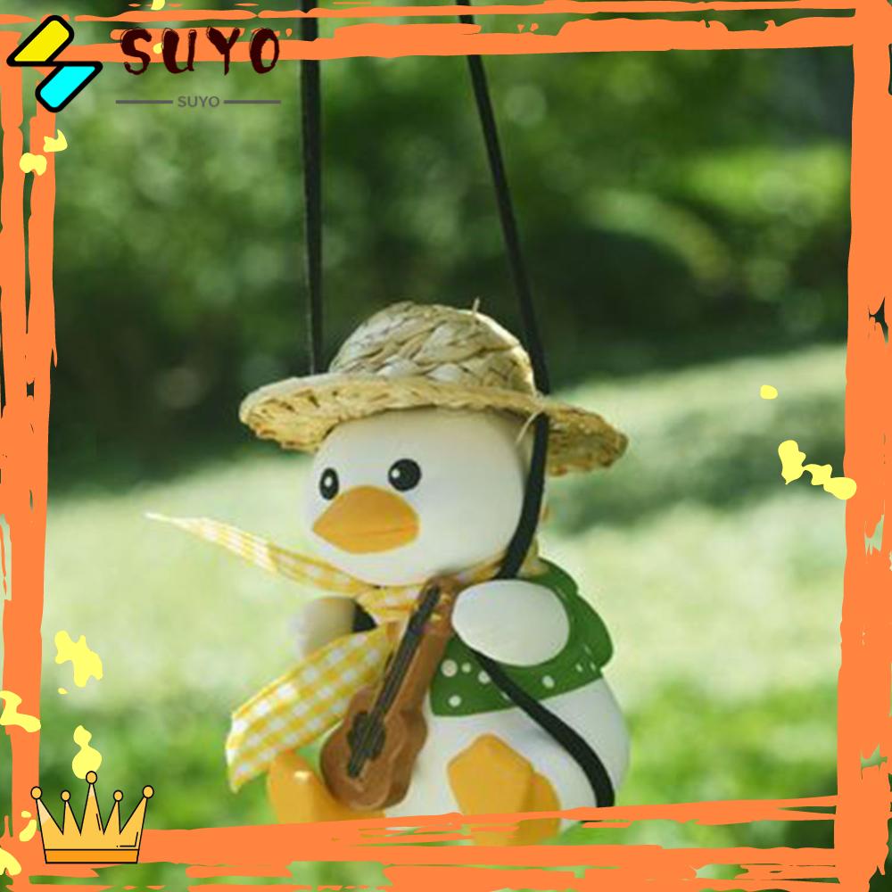 Suyo Mobil Berayun Bebek Pindah Rumah Aksesoris Dalam Mobil Kreatif Hadiah Lucu Imut Ayunan Bebek Mobil Inner Decor