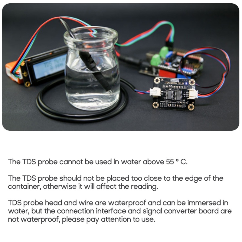 Bt TDS Meter V1 0alat Ukur Filter Water Meter Papan Pengembangan Monitor Sensor