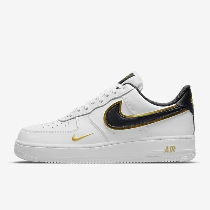 Nike Air Force 1 "White Black Gold"