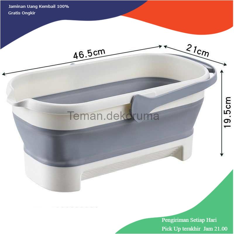 TD - DPR XVYI Baskom Ember Lipat Water Bucket Collapsible 10 Liter - ST01