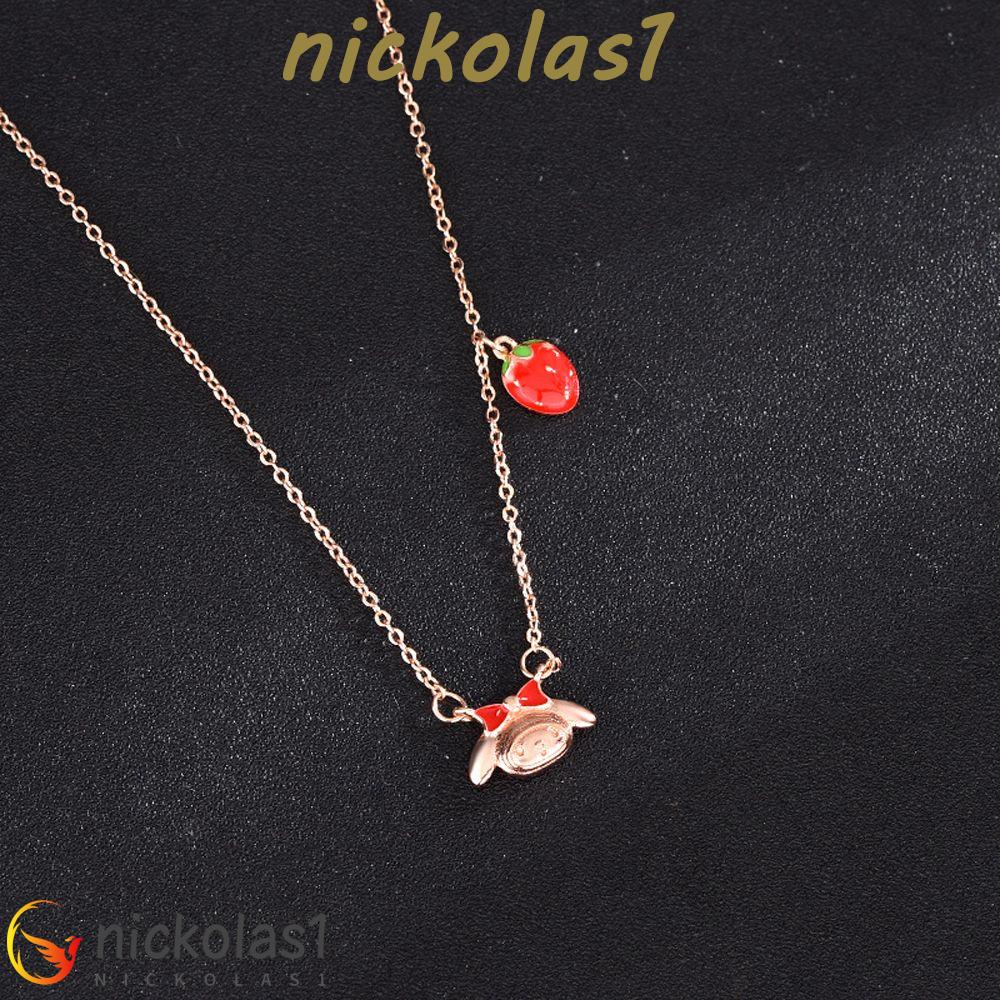 Nickolas1 Mymelody Kalung Lucu Kreatif Rantai Manis Anak Hadiah Tembaga Kartun Tergantung