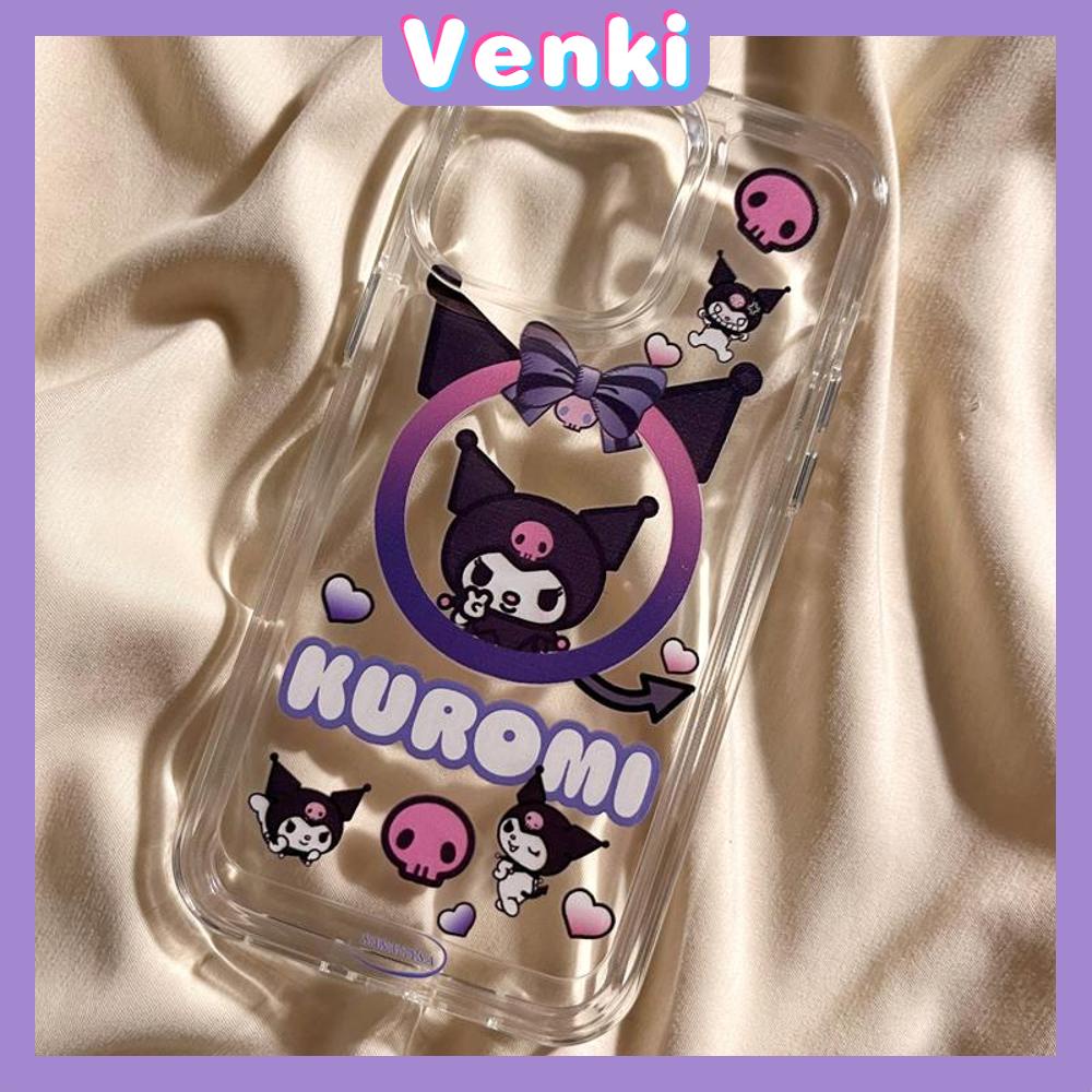 VENKI-Untuk iPhone 11 iPhone Case Bening Lubang Besar Space Case TPU Soft Shell Shockproof Protection Camera Karakter Kartun Lucu Kompatibel dengan iPhone 14 13 Pro max 12 Pro Max xr xs