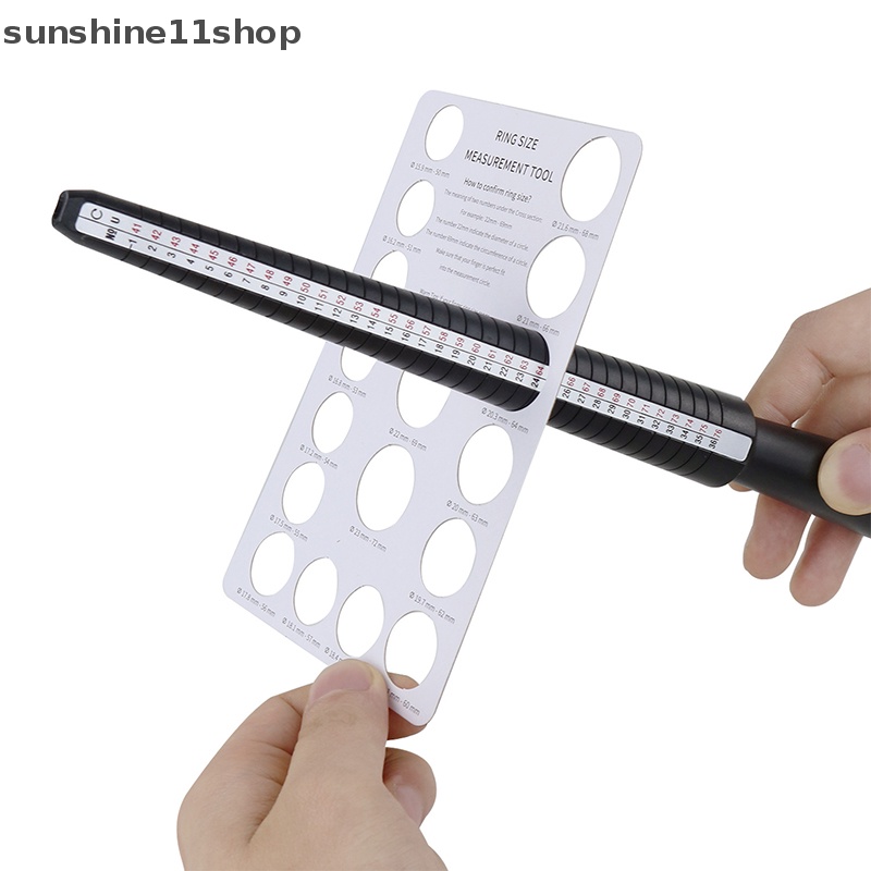 Sho 2pcs/lot Paper Ring Sizer Alat Ukur Set Alat Membuat Perhiasan N